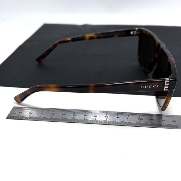 Gucci GG0450S 003 Tortoise Brown Sunglasses Frame 57-17 145 Made Italy main image 8